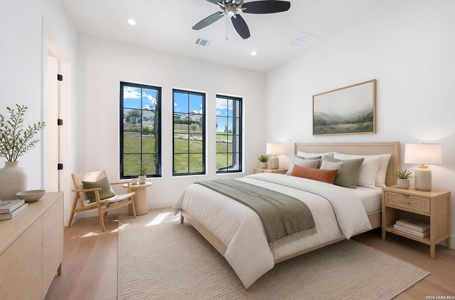 Furnished interior view inside a new home in , San Antonio (Image 14).