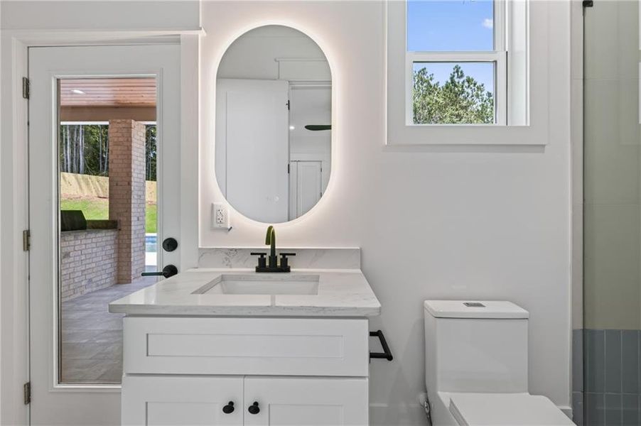 Furnished interior view inside a new home in , Dacula (Image 13).