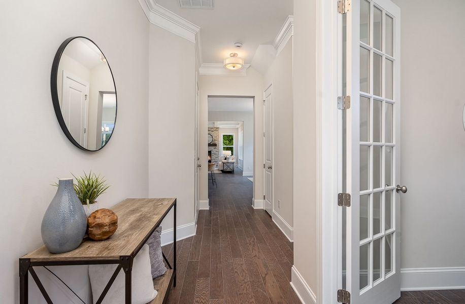Representative furnished interior of a home built from the Bethpage by Greybrook Homes in Edmunds Farm, Clover (Image 14).