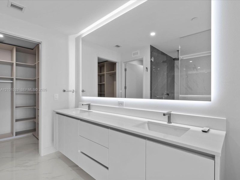 Furnished interior view inside a new home in Aria Reserve, Miami (Image 14).