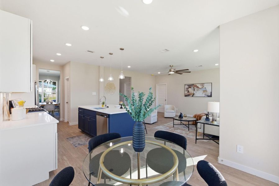 Furnished interior view inside a new home in , Fresno (Image 18).
