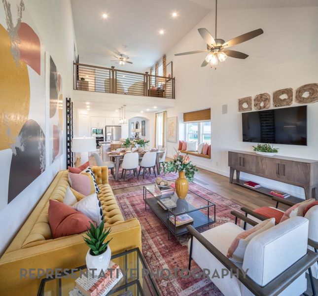 Furnished interior view inside a new home in Brookewater, Rosenberg (Image 10).