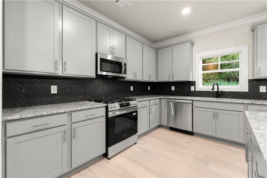 Furnished interior view inside a new home in , Covington (Image 12).
