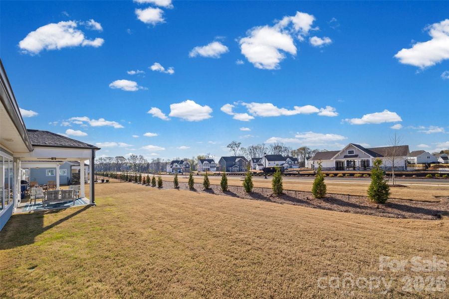 Exterior details and patio area of a home in Encore at Harmony, Harrisburg (Image 26). Exterior details and patio area of a home in Encore at Harmony, Harrisburg (Image 26).