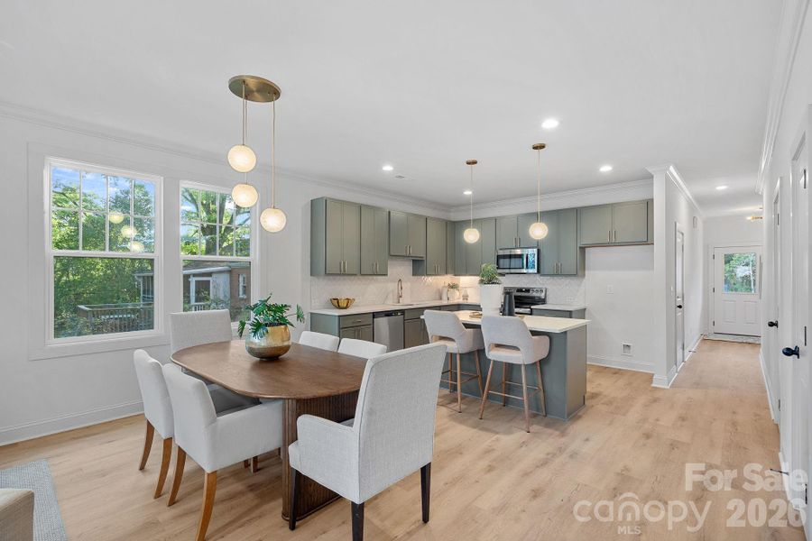 Furnished interior view inside a new home in , Charlotte (Image 15).