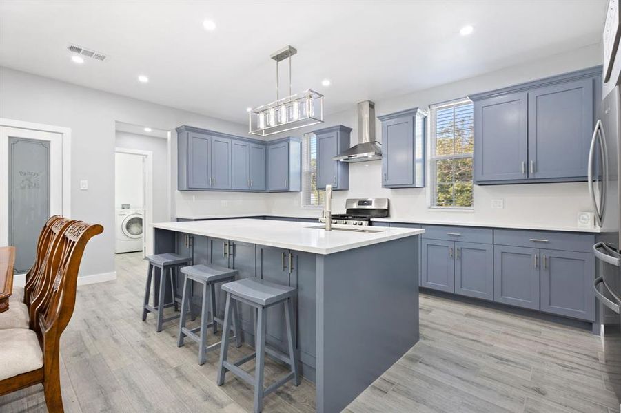 Furnished interior view inside a new home in , Pecan Gap (Image 16).