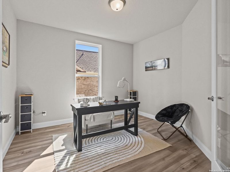 Furnished interior view inside a new home in The Reserve at Potranco Oaks, Castroville (Image 8).