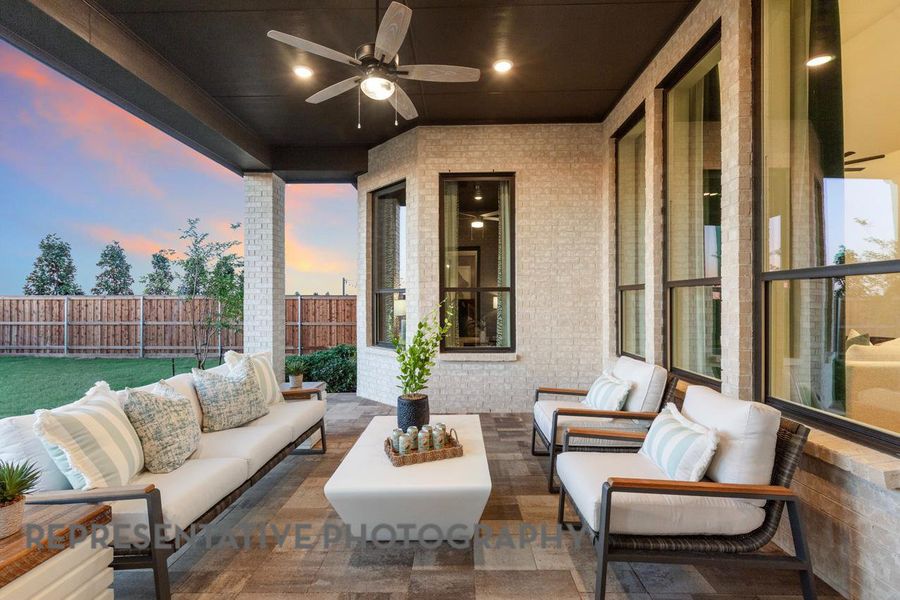 Furnished interior view inside a new home in Flora, Hutto (Image 19).