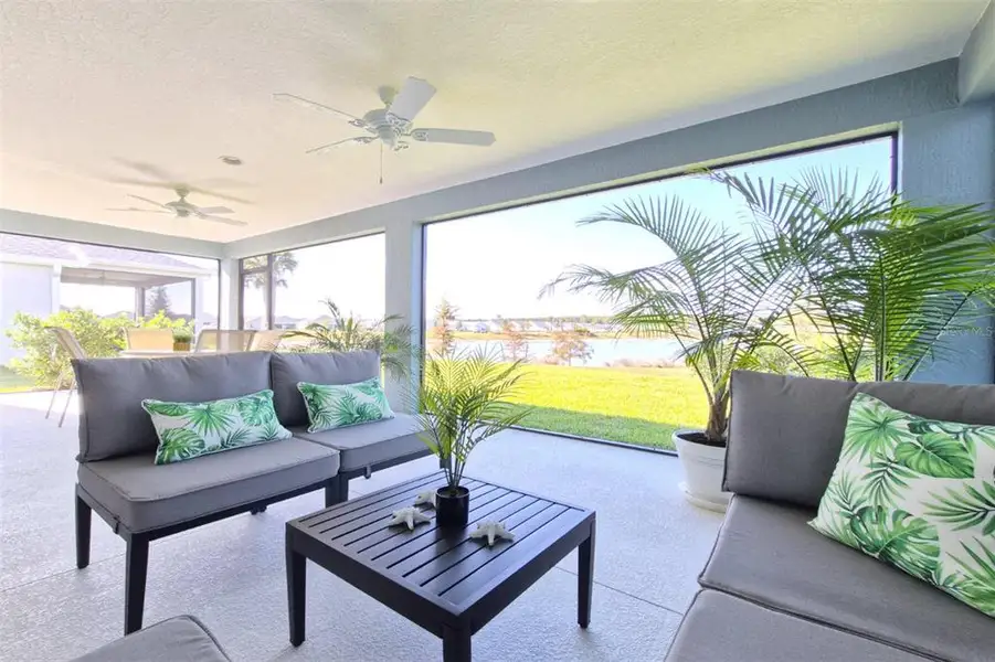 Exterior details and patio area of a home in , The Villages (Image 3).