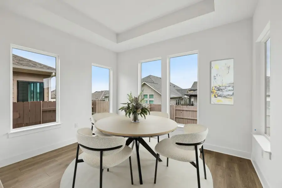 Furnished interior view inside a new home in Silverleaf, Cedar Creek (Image 8).