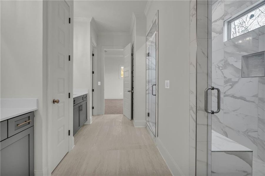 Furnished interior view inside a new home in , Gainesville (Image 33).