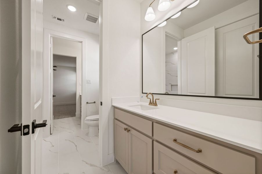 Furnished interior view inside a new home in NorthGlen, Haslet (Image 19).