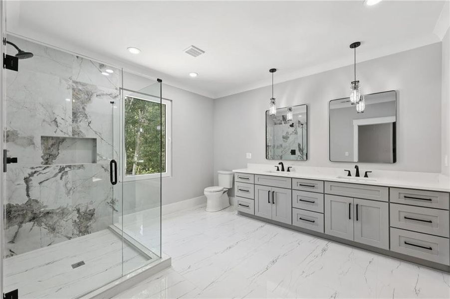 Furnished interior view inside a new home in , Lawrenceville (Image 12).