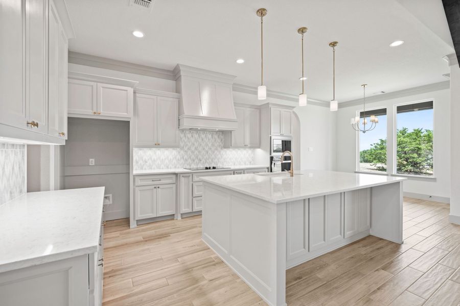 Furnished interior view inside a new home in Vintage Oaks, Weatherford (Image 10).