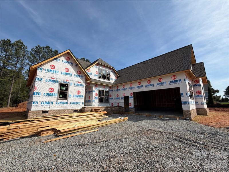 In-progress construction of a new home in , Denver, NC (Image 3).