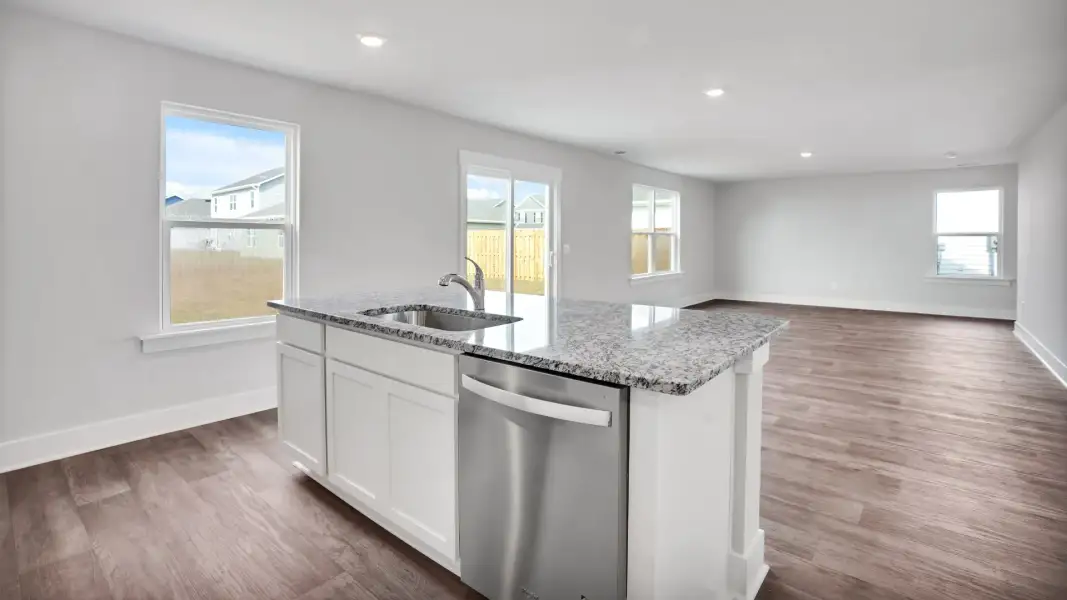 Furnished interior view inside a new home in Saltgrass Landing, Winnabow (Image 7).