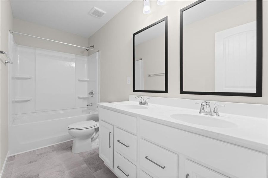 Furnished interior view inside a new home in Three Rivers, Rome (Image 10).