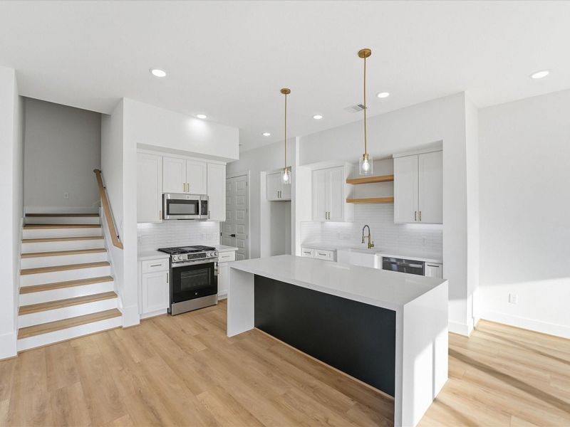 Furnished interior view inside a new home in , Houston (Image 5).