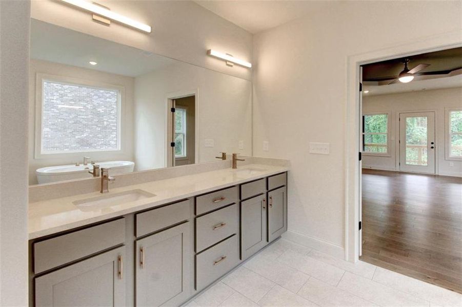 Furnished interior view inside a new home in , Conyers (Image 8).