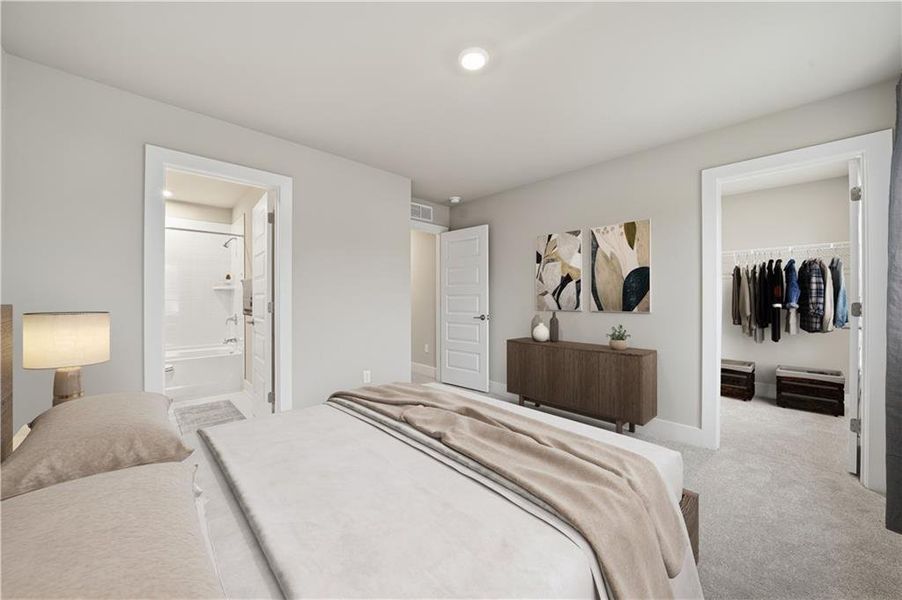 Furnished interior view inside a new home in Rhodes Glen, Lawrenceville (Image 9).