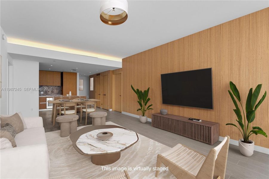 Living Room Virtually Staged Living Room Virtually Staged