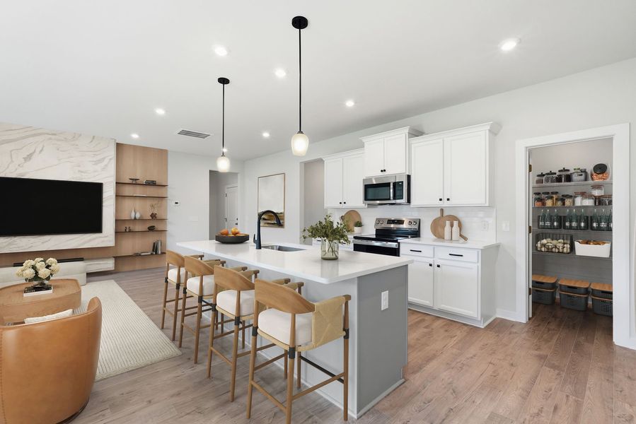 Representative furnished interior of a home built from the The Nathaniel by Stanley Martin Homes in Abney Hills Estates, Blythewood (Image 8).