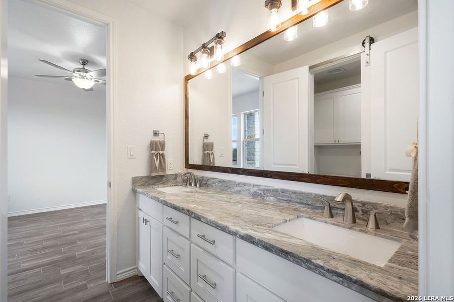 Furnished interior view inside a new home in , New Braunfels (Image 10).