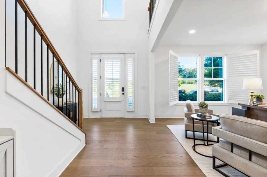 Furnished interior view inside a new home in , Alpharetta (Image 9).