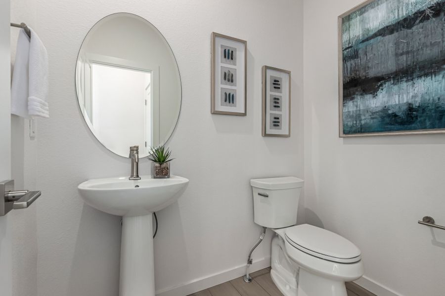 Furnished interior view inside a new home in Parkside at Victory Ridge, Colorado Springs (Image 19).