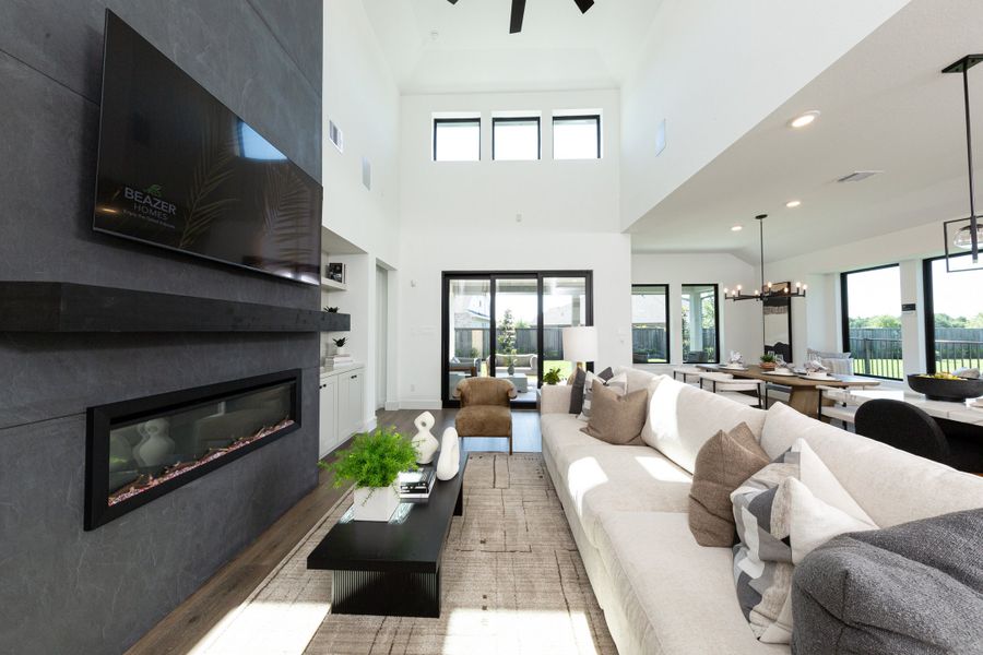 Representative furnished interior of a home built from the Huntsville by Beazer Homes in Bridgeland, Cypress (Image 13).