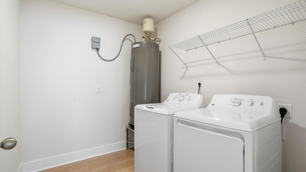 Furnished interior view inside a new home in Village at Midway, Anderson (Image 27).