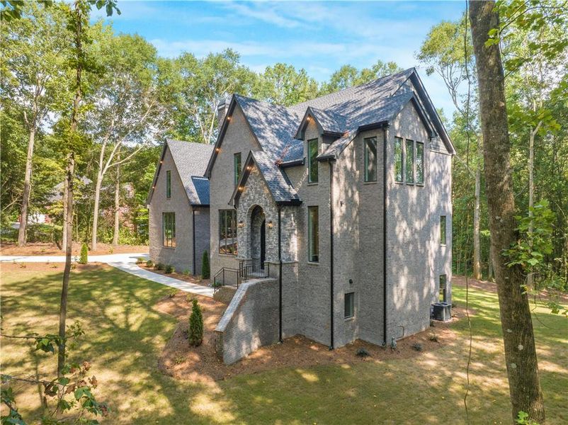 Front exterior of a new home in , Commerce, GA, highlighting curb appeal (Image 28).