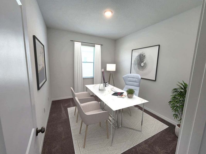 Furnished interior view inside a new home in The Sanctuary – Coastal Collection, Punta Gorda (Image 10).