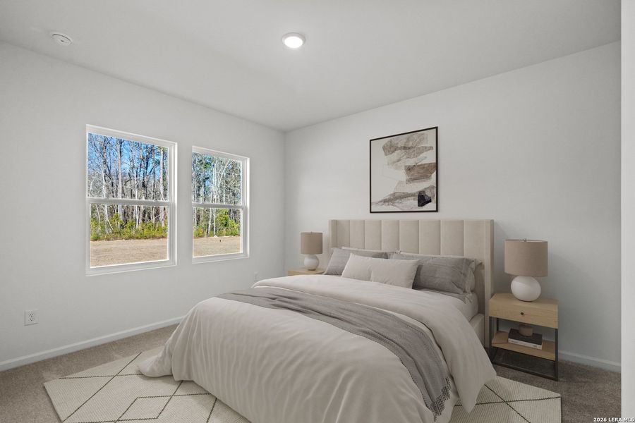 Furnished interior view inside a new home in Sutton Farms, San Antonio (Image 7).