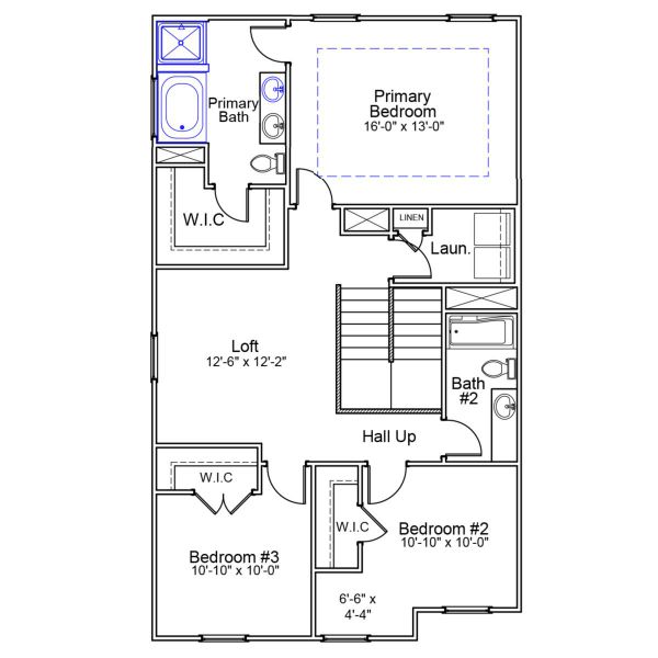 2D floor plan layout of this home in Winston Point, Gilbert, SC (Image 4).