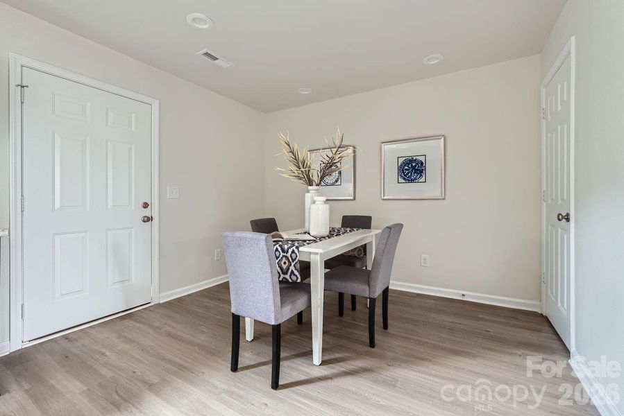 Furnished interior view inside a new home in , Charlotte (Image 30).