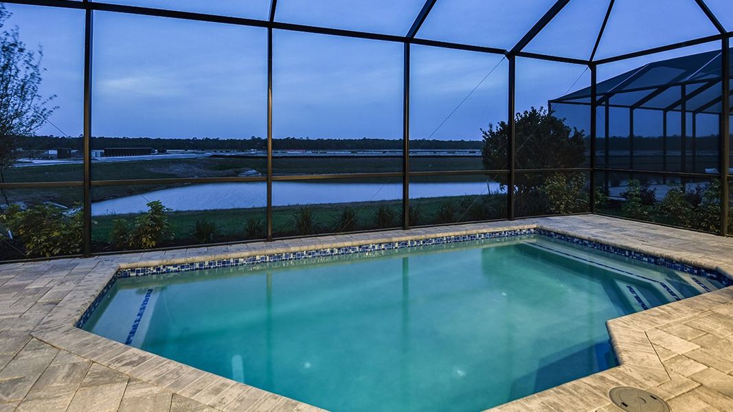 Representative furnished interior of a home built from the Lazio by Taylor Morrison in Esplanade at Westview, Kissimmee (Image 37).