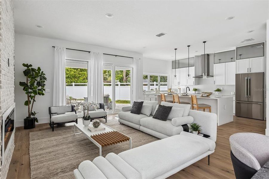 Furnished interior view inside a new home in , Winter Park (Image 13).