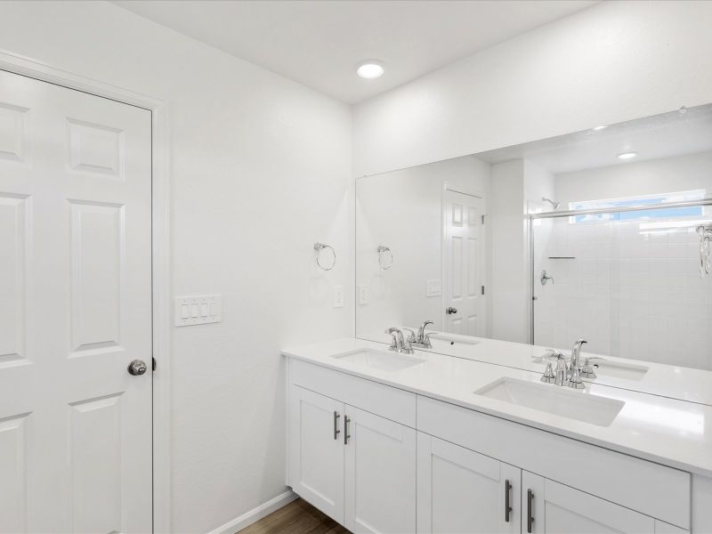 The Silversage floorplan image taken at a Meritage Homes community in Brighton, CO The Silversage floorplan image taken at a Meritage Homes community in Brighton, CO