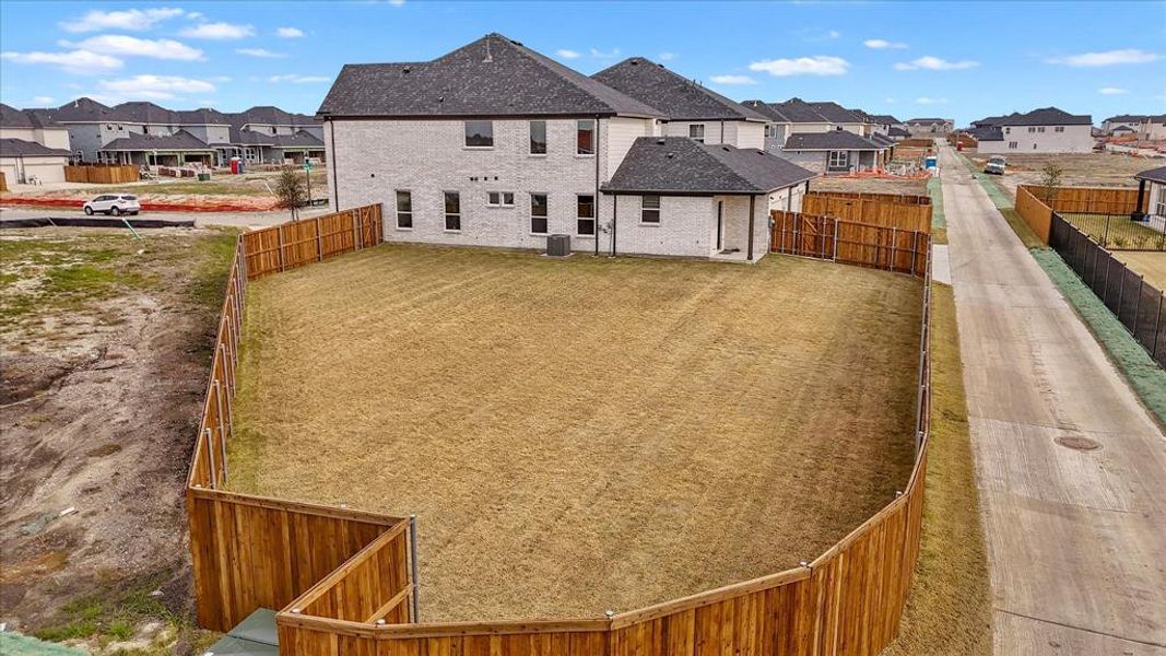 Home sits on almost a quarter of an acre