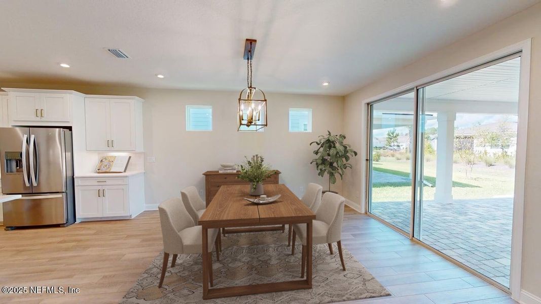 Furnished interior view inside a new home in RiverTown - WaterSong, St. Johns (Image 7).