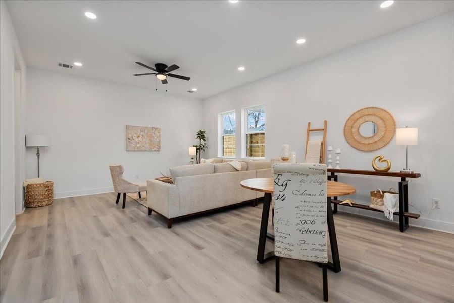 Furnished interior view inside a new home in , Houston (Image 34).