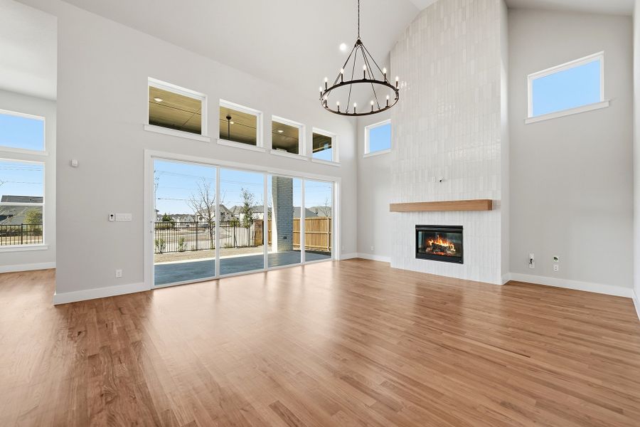 Spacious, unfurnished interior of a new home in Park Place - 80' Lots, Prosper (Image 17). Spacious, unfurnished interior of a new home in Park Place - 80' Lots, Prosper (Image 17).