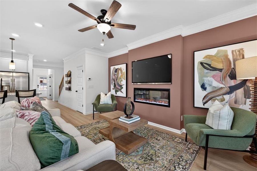 Furnished interior view inside a new home in Fuller Station, Loganville (Image 33).