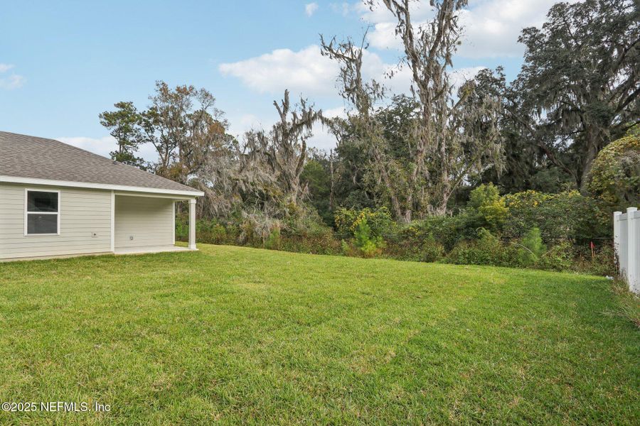 Exterior details and patio area of a home in Kings Landing, Jacksonville (Image 31). Exterior details and patio area of a home in Kings Landing, Jacksonville (Image 31).