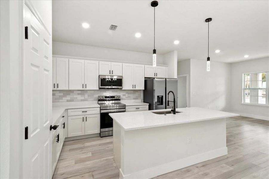Furnished interior view inside a new home in , Citrus Springs (Image 13).