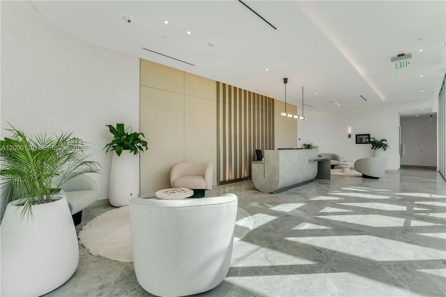 Furnished interior view inside a new home in , Miami Beach (Image 16).