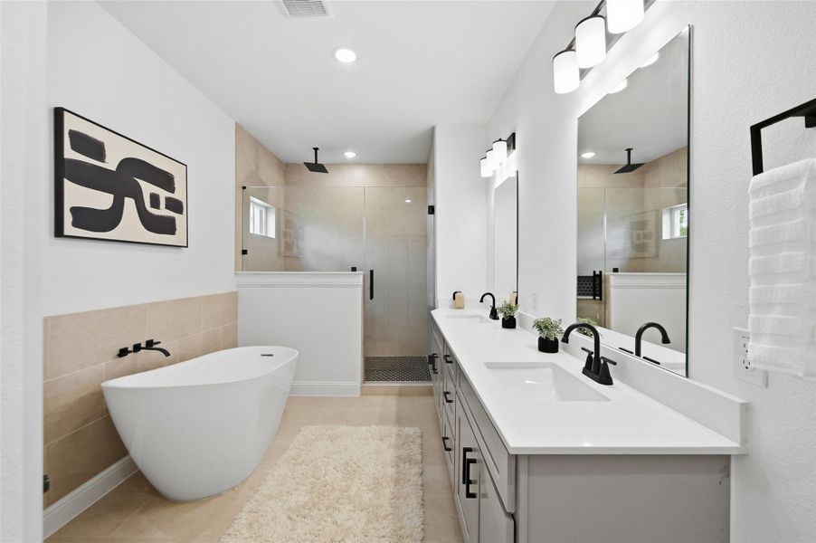 Primary bathroom.