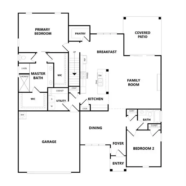 2D floor plan layout of this home in , Commerce, GA (Image 2). 2D floor plan layout of this home in , Commerce, GA (Image 2).