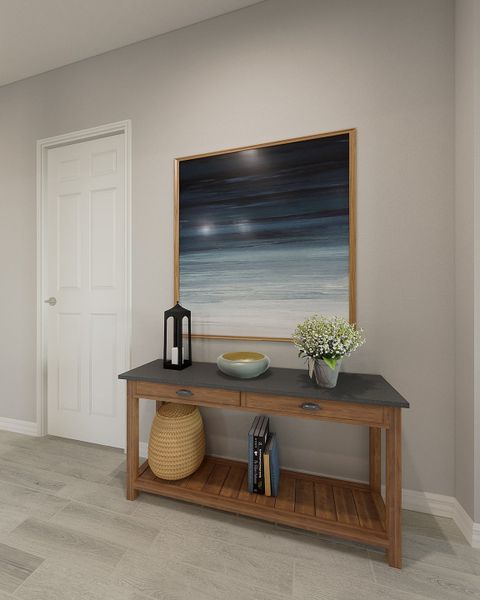 Representative furnished interior of a home built from the Iris Plan 60-1 by Tri Pointe Homes in Navarre at Abel Ranch, Goodyear (Image 4).